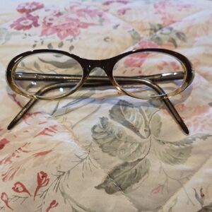Lulu Guinness Be A Glamour Girl Eyeglasses L623 BRN 49-17-135 (Frames only)